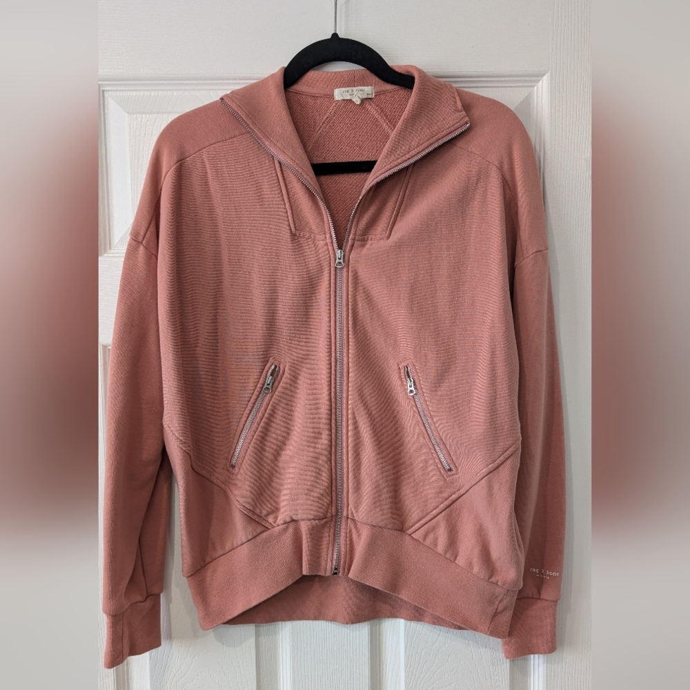 Rag & Bone - City Organic Cotton Zip Jacket | XS